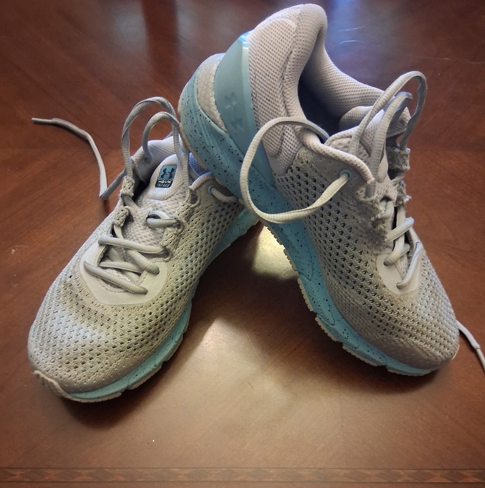 Under Armour Women's HOVR Intake-6 Running Shoes - Gray SZ 8.5